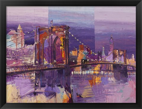 Framed Brooklyn Bridge Print