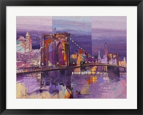 Framed Brooklyn Bridge Print