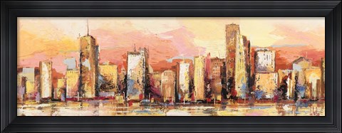 Framed Metropolis I Print