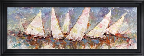 Framed Regata al Mattino Print