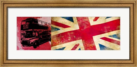 Framed On the Road, London Print