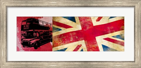 Framed On the Road, London Print