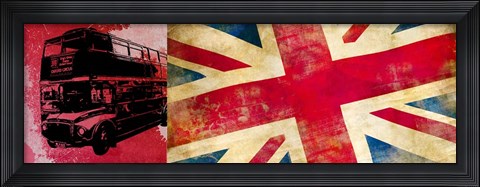 Framed On the Road, London Print