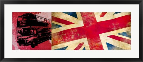 Framed On the Road, London Print