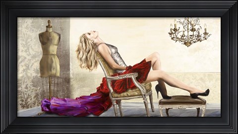 Framed Fashionable Print