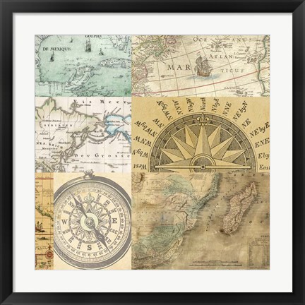 Framed Cahiers de Voyage III Print