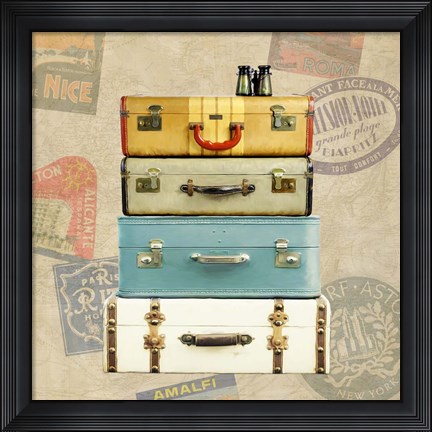 Framed Bagage a Man I Print