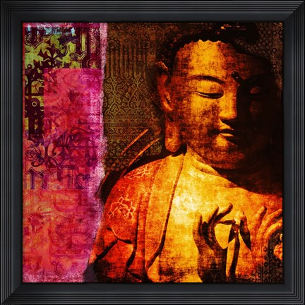 Framed Gold Dream (Detail) Print