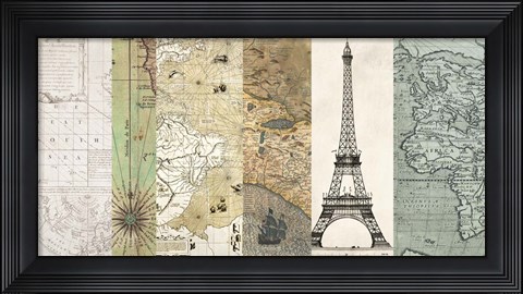 Framed Cahiers de Voyage I Print
