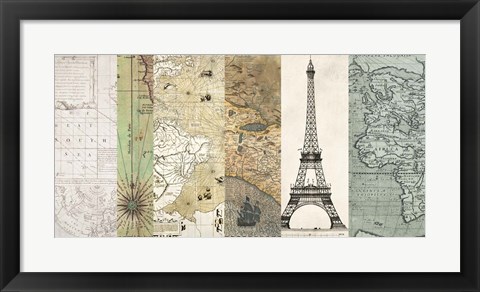 Framed Cahiers de Voyage I Print