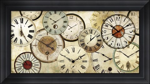 Framed Timepieces Print