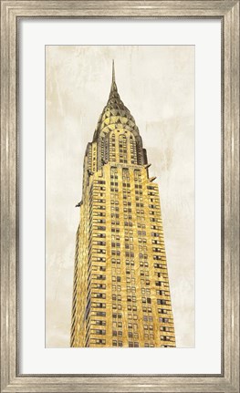 Framed Gilded Skyscraper I Print