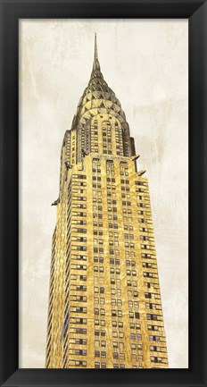 Framed Gilded Skyscraper I Print