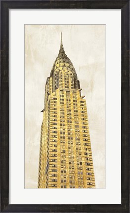 Framed Gilded Skyscraper I Print
