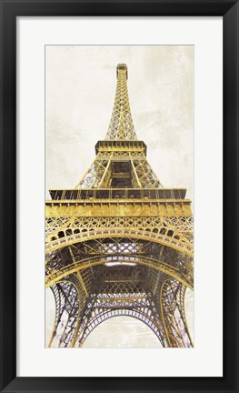 Framed Gilded Eiffel Tower Print