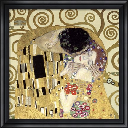 Framed Kiss  (Detail) Print
