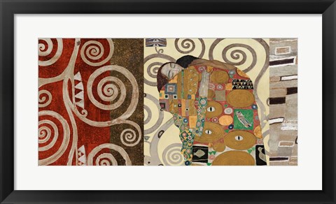 Framed Embrace (Pewter) Print