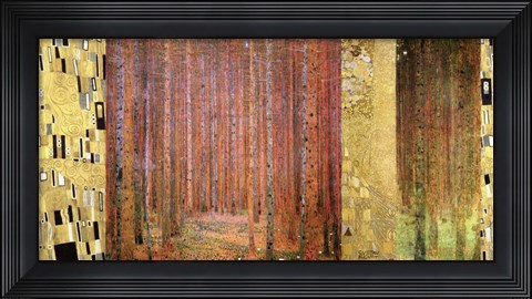 Framed Forest II Print