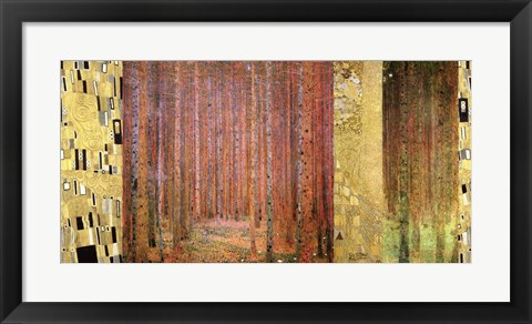 Framed Forest II Print