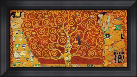 Framed Tree of Life (Red Variation) Print