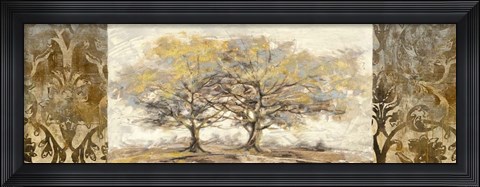 Framed Golden Trees Print