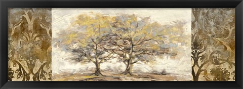 Framed Golden Trees Print