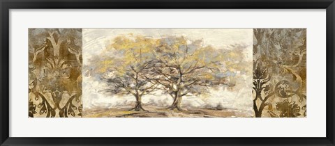 Framed Golden Trees Print