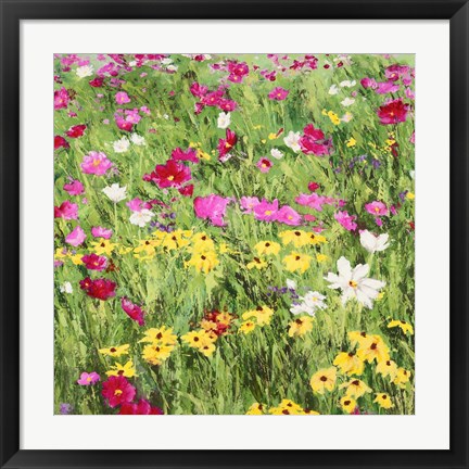 Framed Country Flowers Print