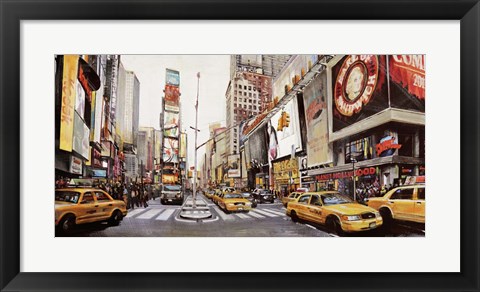 Framed Times Square Perspective Print