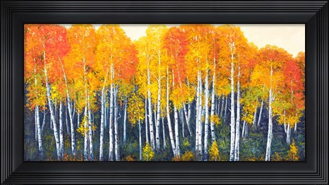 Framed Bosco d&#39;Autunno Print