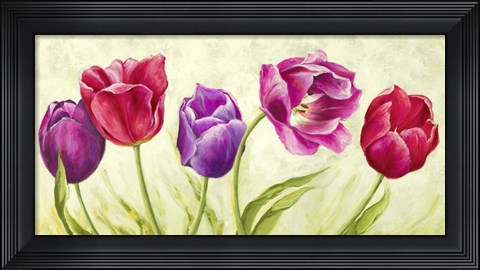 Framed Tulipani Danzanti Print