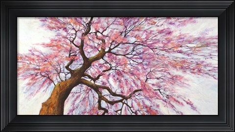 Framed Sotto l&#39;albero in Fiore Print