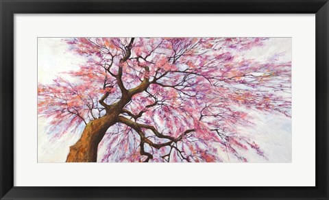 Framed Sotto l&#39;albero in Fiore Print