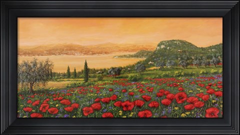 Framed Dalle Colline Print