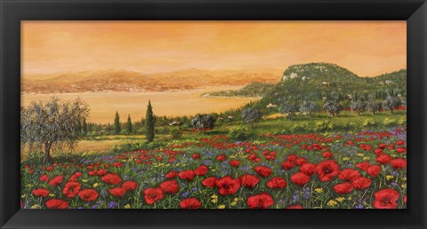 Framed Dalle Colline Print