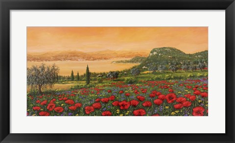 Framed Dalle Colline Print