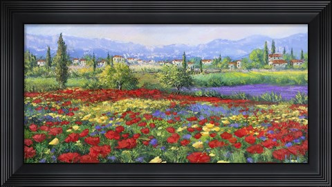 Framed Campagna Dolce Campagna Print