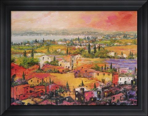 Framed Villaggio delle Praterie Print