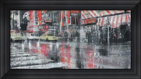 Framed Times Square 2 Print
