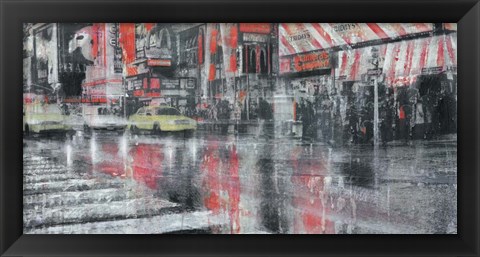 Framed Times Square 2 Print