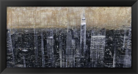 Framed NYC Aerial 3 Print