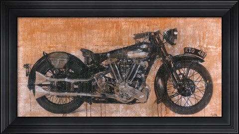 Framed Brough Superior Print