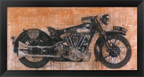 Framed Brough Superior Print