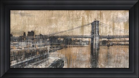 Framed Brooklyn Bridge 1 Print