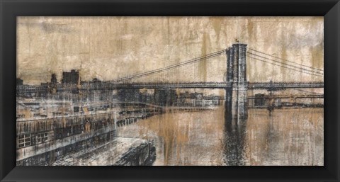 Framed Brooklyn Bridge 1 Print