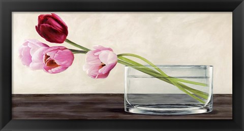 Framed Modern Composition, Tulips Print