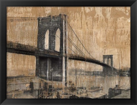 Framed Brooklyn Bridge 2 Print