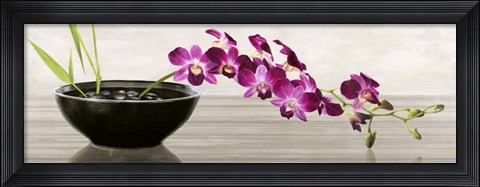 Framed Orchid Arrangement Print
