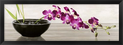 Framed Orchid Arrangement Print