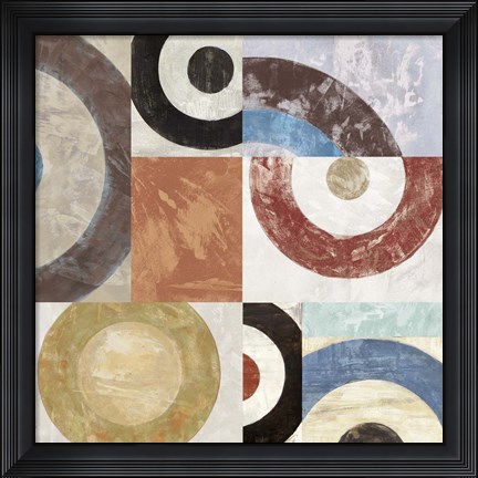 Framed Waves II Print